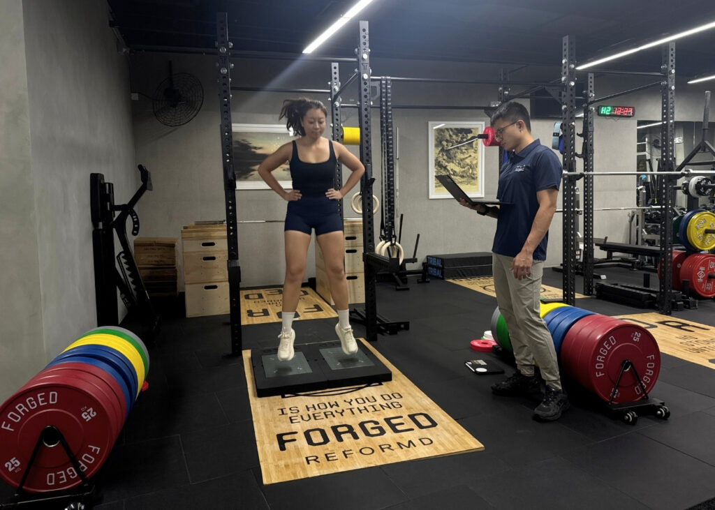 Forged by Reformd Singapore review - Functional strength and power profiling countermovement jump