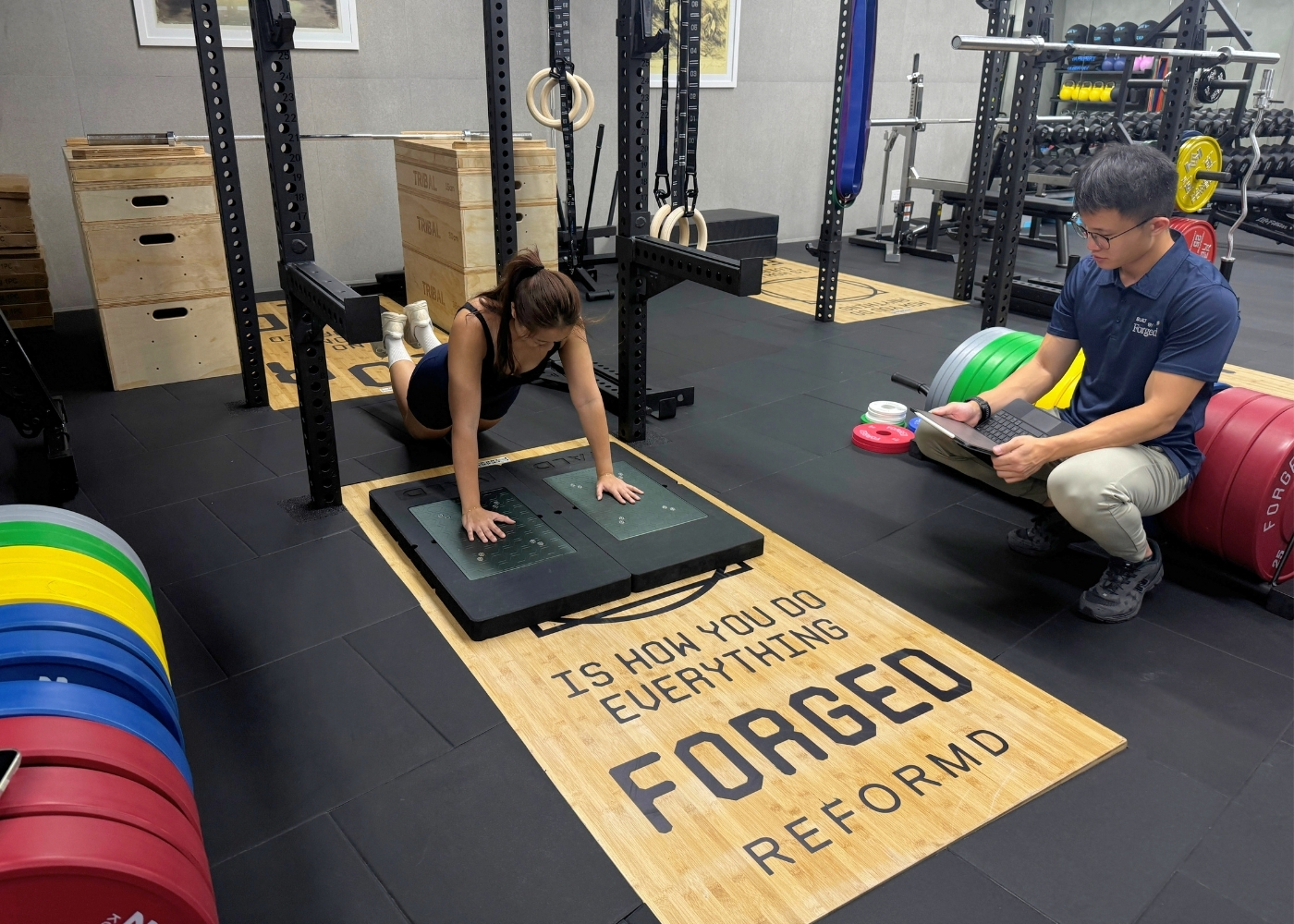 Forged by Reformd Singapore review - Functional strength and power profiling push-ups