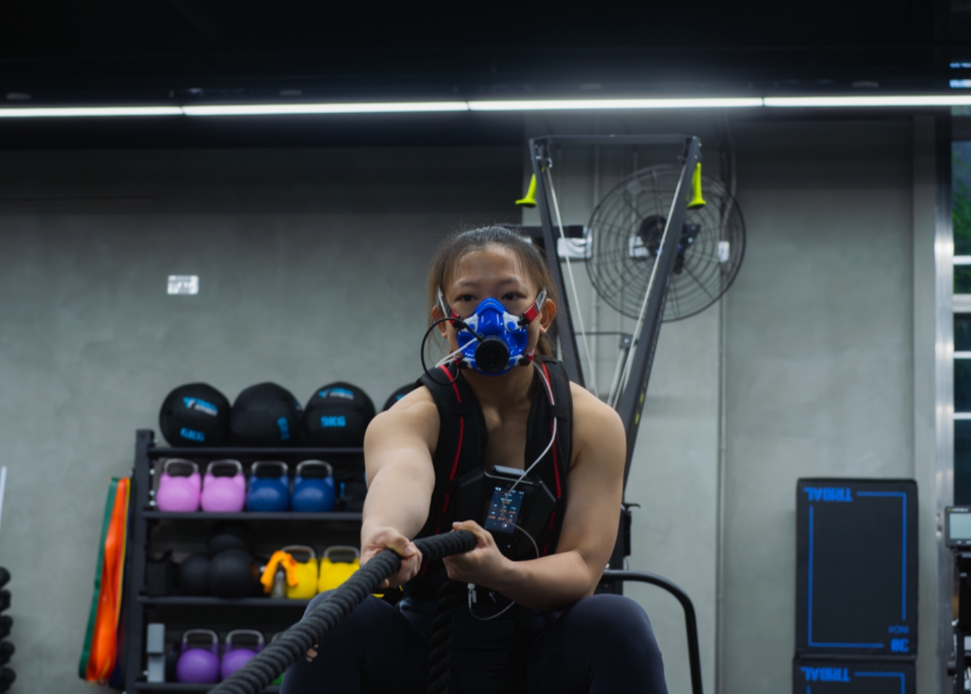 Hyrox Singapore - Rachelle Sim Forged by ReFormd at a Hyrox training