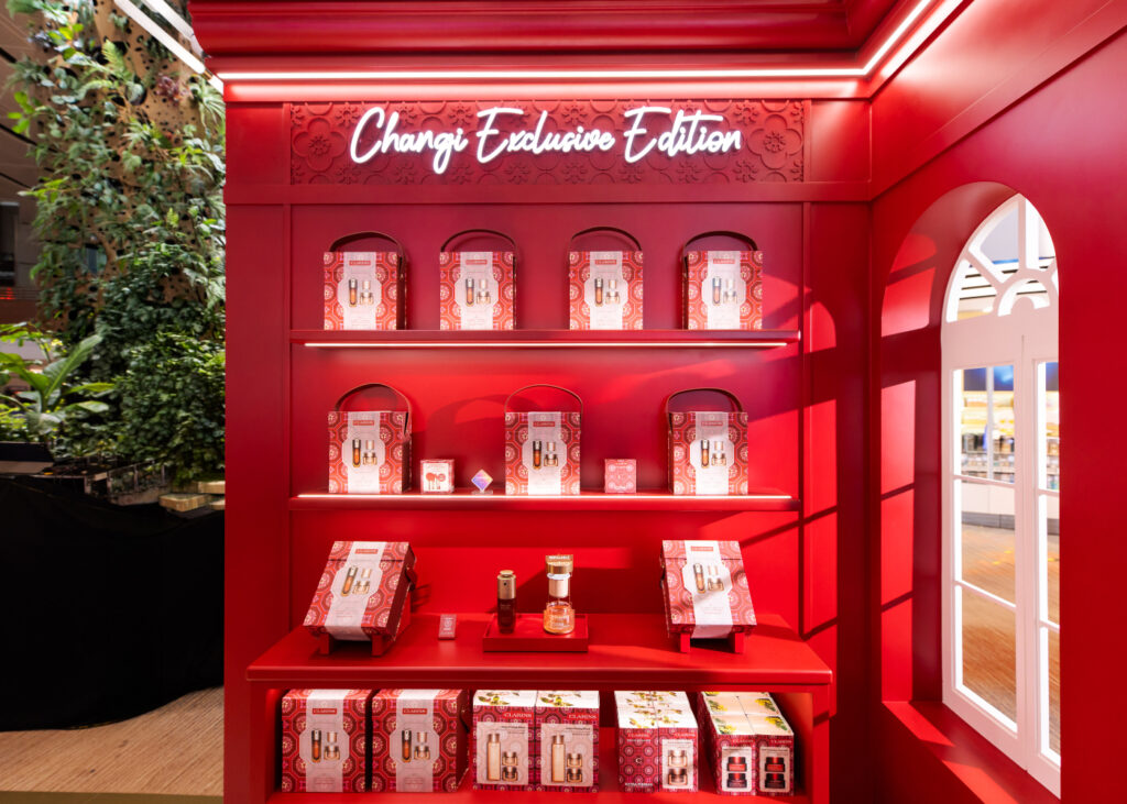 Changi-exclusive retail sets | Clarins Beauty Concierge Singapore Edition
