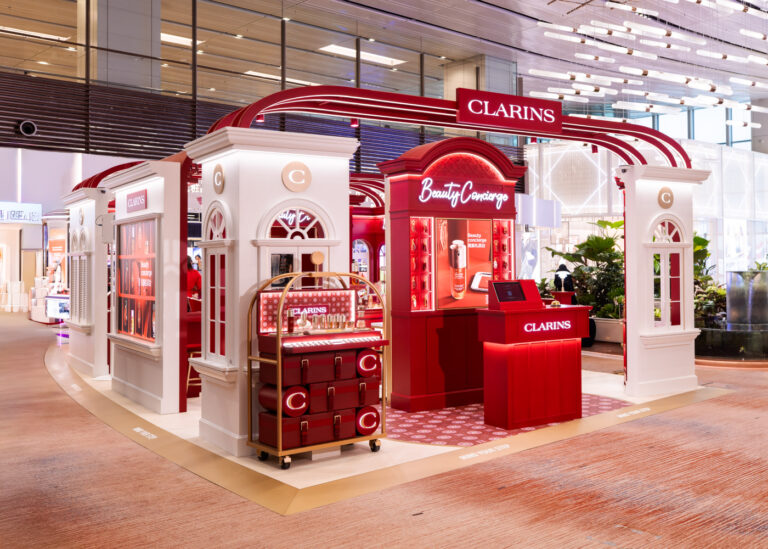 Clarins Beauty Concierge Singapore Edition at Changi Airport Terminal 1, Departure Transit Hall