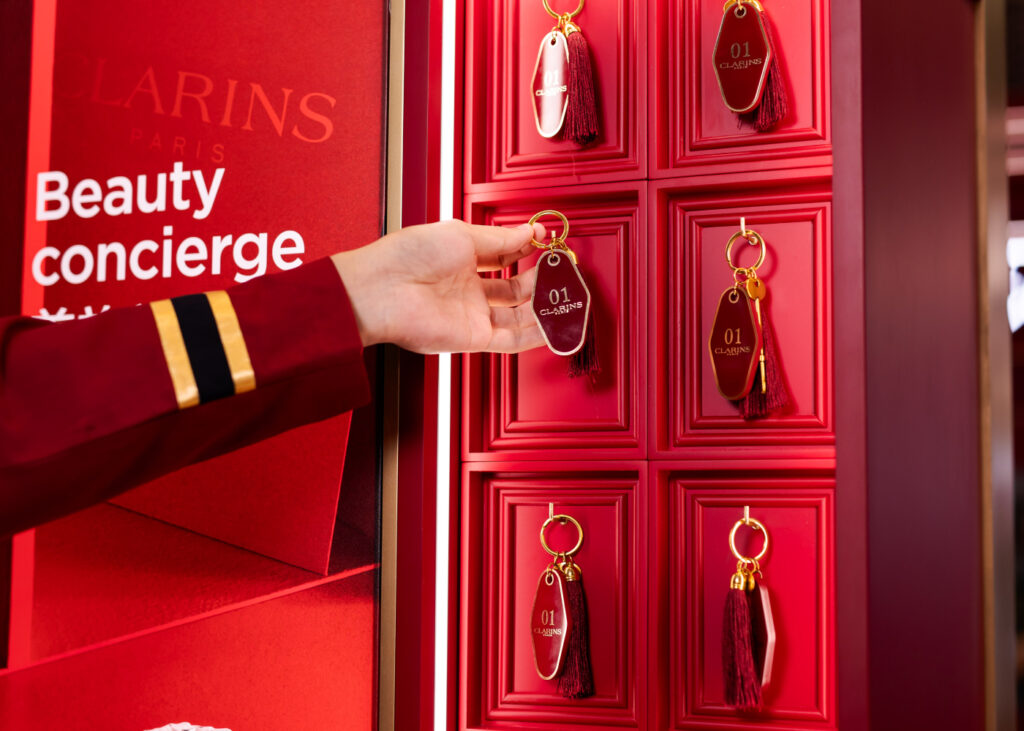 Welcome Concierge at Clarins Beauty Concierge Singapore Edition