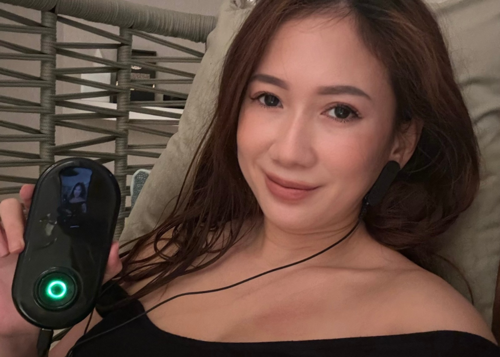 Louisa Lim trying Cranial Electrotherapy Stimulation (CES) | Ear seeding